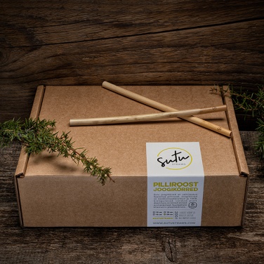 Logo trade corporate gifts image of: #9 Natural biodegradable drinking straws