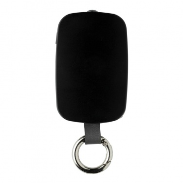 Logo trade corporate gifts image of: 1.200 mAh Keychain Powerbank with integrated cables, black
