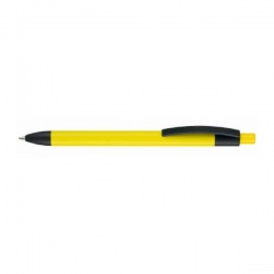 Logo trade promotional gifts picture of: Pen, soft touch, Capri, yellow