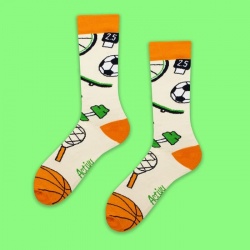 Logo trade promotional merchandise picture of: Custom woven SOCKS with your logo