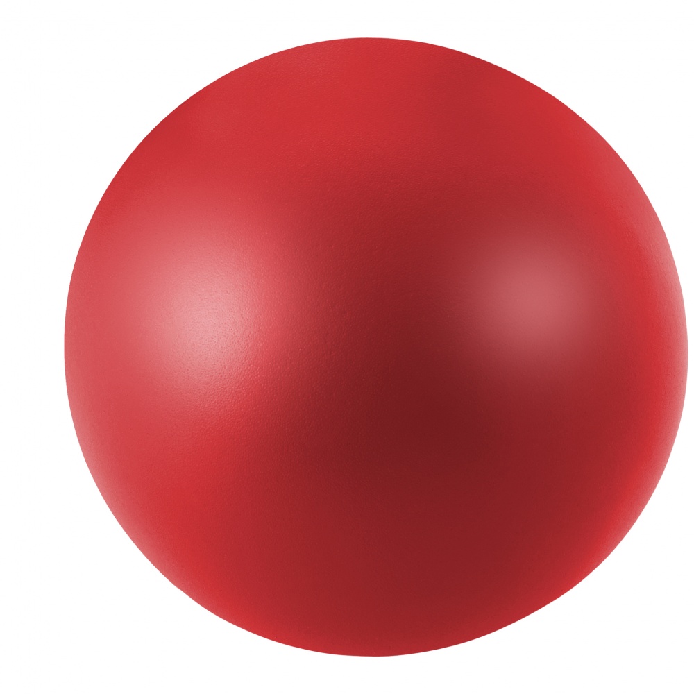 Logo trade reklaamkingituse pilt: Cool ümmargune stressipall,  punane