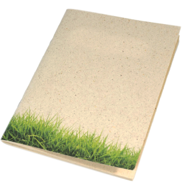 Логотрейд pекламные cувениры картинка: Блокнот Erba из травы, бежевый