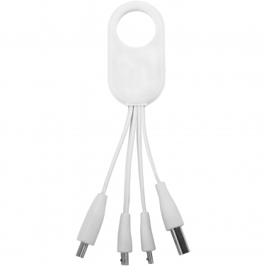 Logotrade Geschäftsgeschenke das Foto: Troup 4-in-1-Ladekabel mit USB-C-Stecker