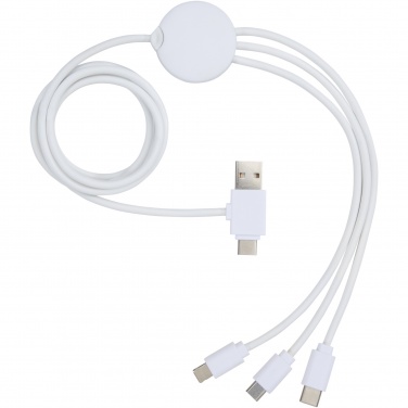 Logotrade Werbegeschenke das Foto: Pure 5-in-1-Ladekabel mit antibakteriellem Zusatz