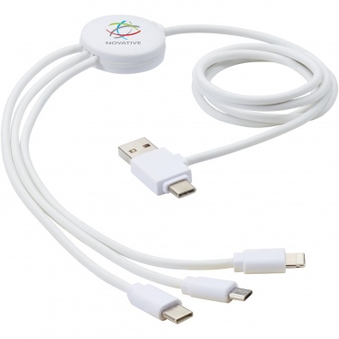 Logotrade werbemittel das Foto: Pure 5-in-1-Ladekabel mit antibakteriellem Zusatz