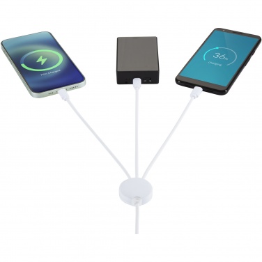 Logotrade Werbeartikel das Foto: Pure 5-in-1-Ladekabel mit antibakteriellem Zusatz