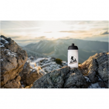 Logotrade Logogeschenke das Foto: HydroFlex™ Clear 500 ml Squeeze-Sportflasche