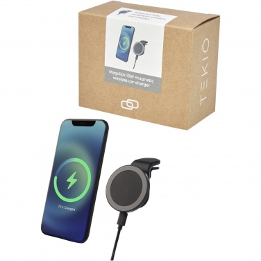 Logotrade Werbegeschenke das Foto: Magclick 10 W kabelloses magnetisches Autoladegerät