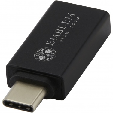 Logotrade Logogeschenke das Foto: ADAPT USB-C-auf-USB-A-3.0-Adapter aus Aluminium