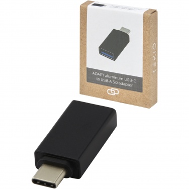 Logotrade Geschäftsgeschenke das Foto: ADAPT USB-C-auf-USB-A-3.0-Adapter aus Aluminium