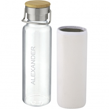 Logotrade Firmengeschenke das Foto: Thor 660 ml Glasflasche mit Neoprenhülle