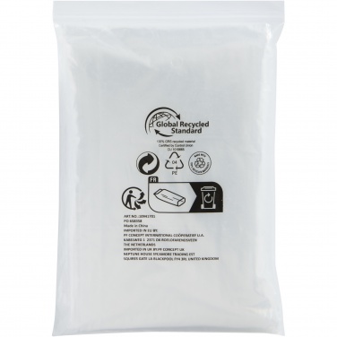 Logotrade Werbegeschenke das Foto: Mayan Regenponcho mit Aufbewahrungstasche aus recyceltem Kunststoff