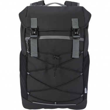 Logotrade Logogeschenke das Foto: Aqua 15,6" GRS recycelter wasserabweisender Laptop-Rucksack 23 L