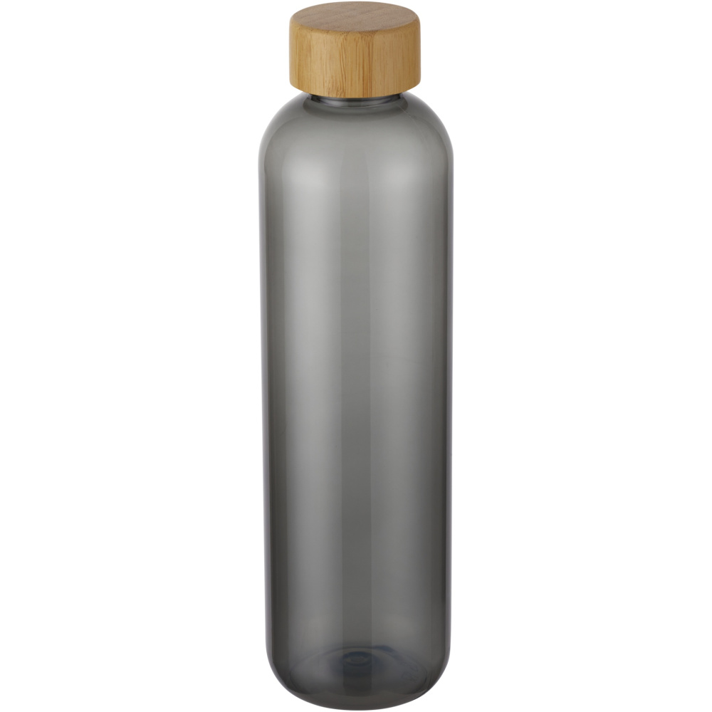 Ziggs 1000 ml Sportflasche aus recyceltem Kunststoff , Holzkohle, Farbvariante