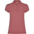Star Poloshirt für Damen, Chrysantheme Rot