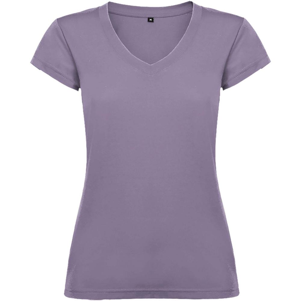 Victoria T-Shirt mit V-Ausschnitt für Damen, Lavendel, S, Farbvariante