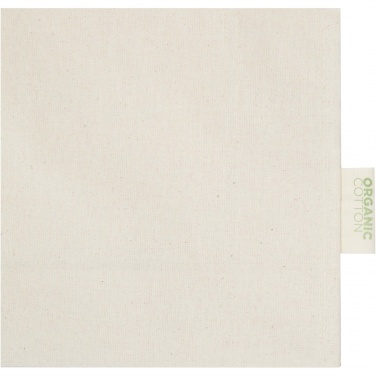 Logotrade Firmengeschenke das Foto: Orissa 180 g/m² Tragetasche mit Seitenfalte aus Bio-Baumwolle 14L