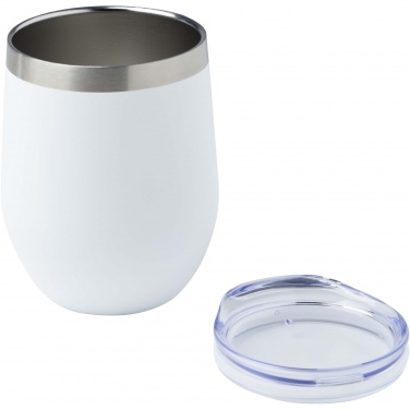 Logotrade Geschäftsgeschenke das Foto: Corzo 350 ml RCS-zertifizierter Kupfer-Vakuum Isolierbecher aus recyceltem Edelstahl
