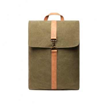 Logotrade Werbeartikel das Foto: VINGA Bosler Rucksack aus GRS recyceltem Canvas