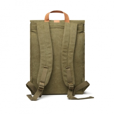 Logotrade Geschäftsgeschenke das Foto: VINGA Bosler Rucksack aus GRS recyceltem Canvas