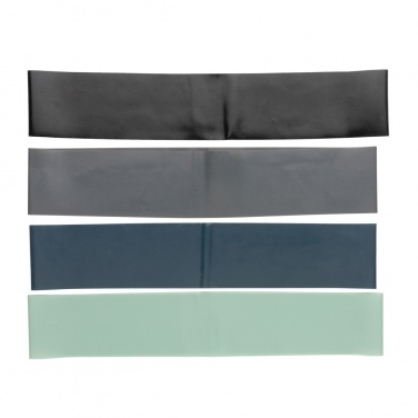 Logotrade Werbeartikel das Foto: 4-tlg. Set Fitnessbänder im Etui