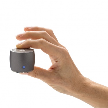 Logotrade Logogeschenke das Foto: Swiss Peak 3W Basslautsprecher aus RCS recyceltem Aluminium