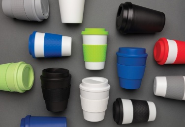 Logotrade Geschäftsgeschenke das Foto: Wiederverwendbarer Kaffeebecher 350ml