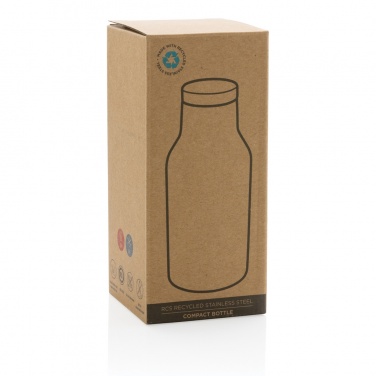 Logotrade Logogeschenke das Foto: RCS recycelte Stainless Steel Kompakt-Flasche
