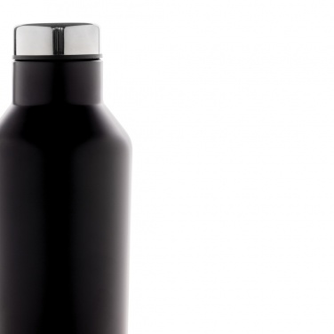 Moderne Vakuumflasche aus Edelstahl, Detailansicht
