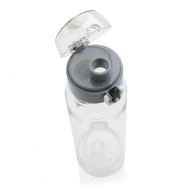 Yide auslaufsichere, verschließbare Trinkflasche aus RCS-recyceltem PET 800 ml, Detailansicht