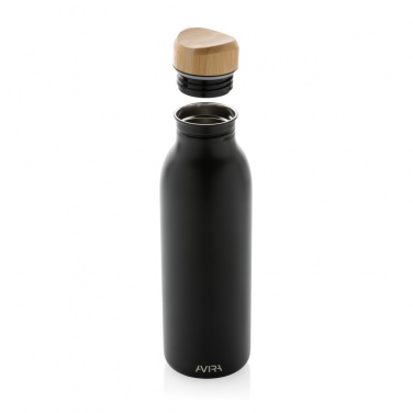 Avira Alcor einwandige Trinkflasche aus RCS-recyceltem Edelstahl 600 ml, Detailansicht