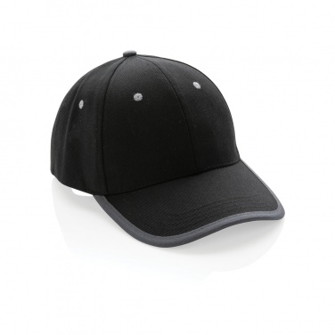 Logotrade Logogeschenke das Foto: Impact AWARE™ 280gr Brushed rCotton 6 Panel Kontrast-Cap