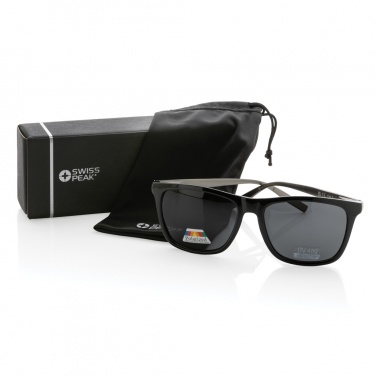 Logotrade Werbegeschenke das Foto: Swiss Peak polarisierte Sonnenbrille aus RCS Kunststoff