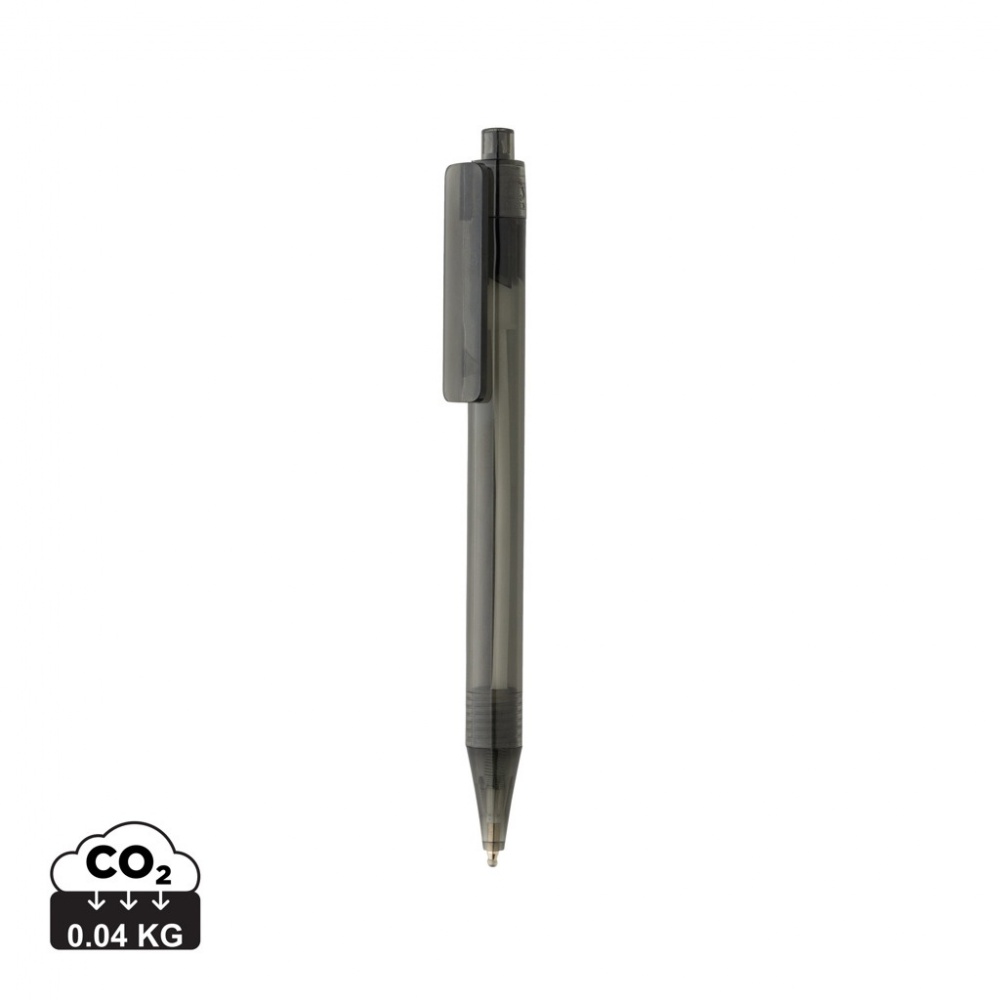 Logotrade werbemittel das Foto: GRS rPET X8 transparenter Stift