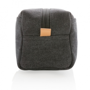 Logotrade Geschäftsgeschenke das Foto: Canvas Kulturtasche, PVC-frei