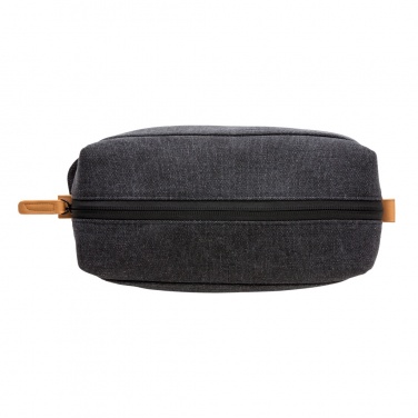 Logotrade Werbeartikel das Foto: Canvas Kulturtasche, PVC-frei