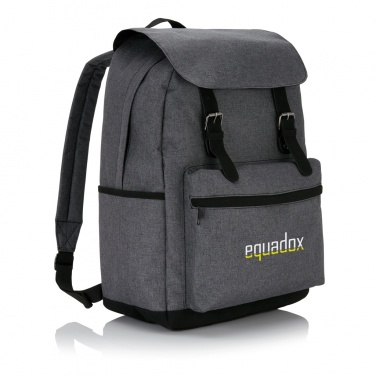 Logotrade Firmengeschenke das Foto: Laptop Rucksack mit magnetischen Schnallenverschlüssen