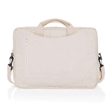 Logotrade Geschäftsgeschenke das Foto: Laluka AWARE™ 15.4" Laptop-Tasche aus recycelter Baumwolle
