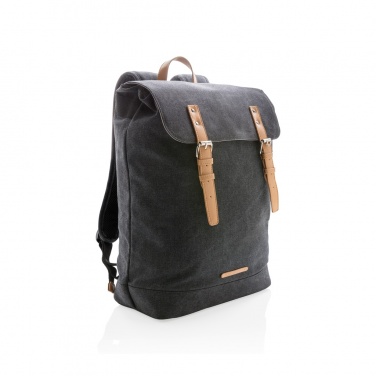 Canvas Laptop-Rucksack, PVC-frei, Detailansicht (1)