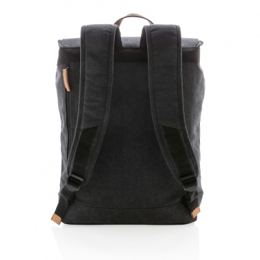 Canvas Laptop-Rucksack, PVC-frei, Detailansicht (3)