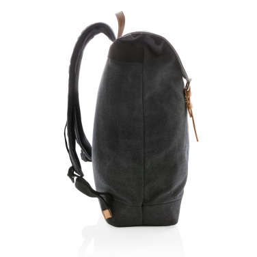 Canvas Laptop-Rucksack, PVC-frei, Detailansicht (4)