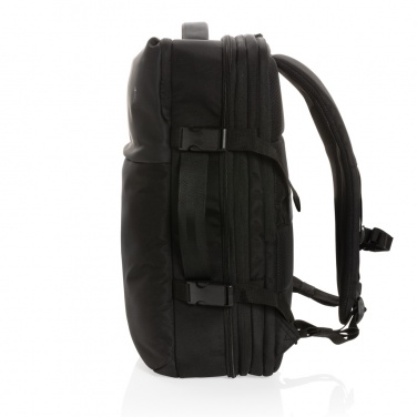 Logotrade Werbeartikel das Foto: Swiss Peak AWARE™ RPET 15.6" erweiterbarer Wochenendrucksack