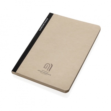 Stylo Bonsucro zertifiziertes Zuckerrohrpapier Notizbuch A5, Beispiel mit Logo