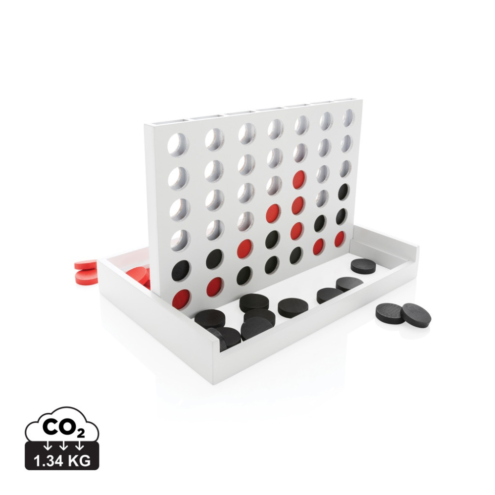 Logotrade werbemittel das Foto: Connect Four Holzspiel