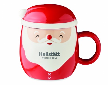 Logotrade Logogeschenke das Foto: Keramikbecher mit Deckel 370 ml