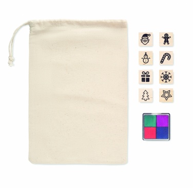 Logotrade Werbegeschenke das Foto: Stempel-Set Weihnachten