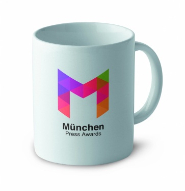 Logotrade Werbegeschenke das Foto: Klassischer Keramikbecher 300 ml