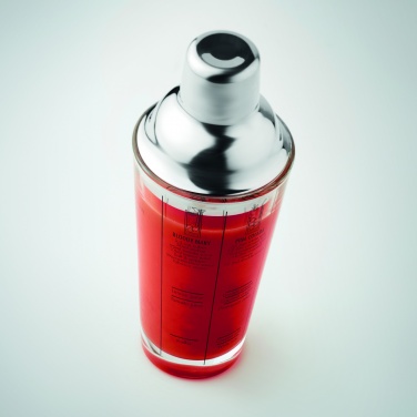 Logotrade Geschäftsgeschenke das Foto: Glas-Cocktailshaker 400 ml