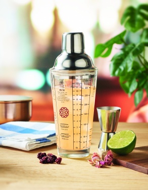 Logotrade Werbegeschenke das Foto: Glas-Cocktailshaker 400 ml