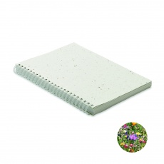 DIN A5 Notizbuch Samenpapier